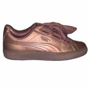 Puma Basket Rosegold Size 6.5 Womens